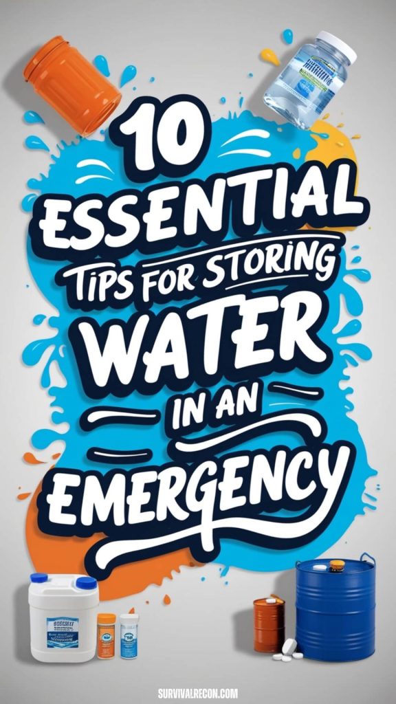 10 Essential Tips for Storing Water in an Emergency