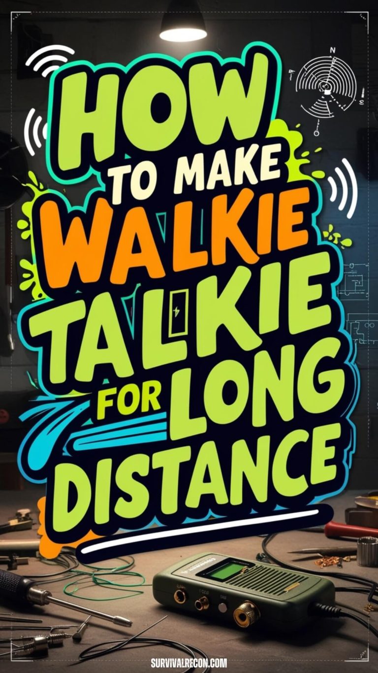 how to make walkie talkie for long distance